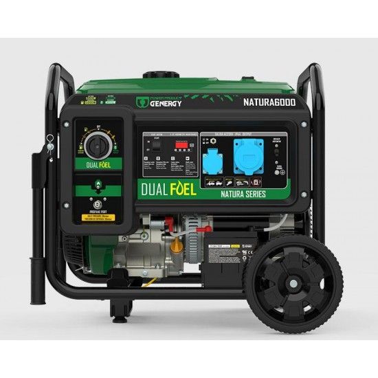 Gerador Gasolina-Propano NATURA 6000 5500W ref 15030 GENERGY