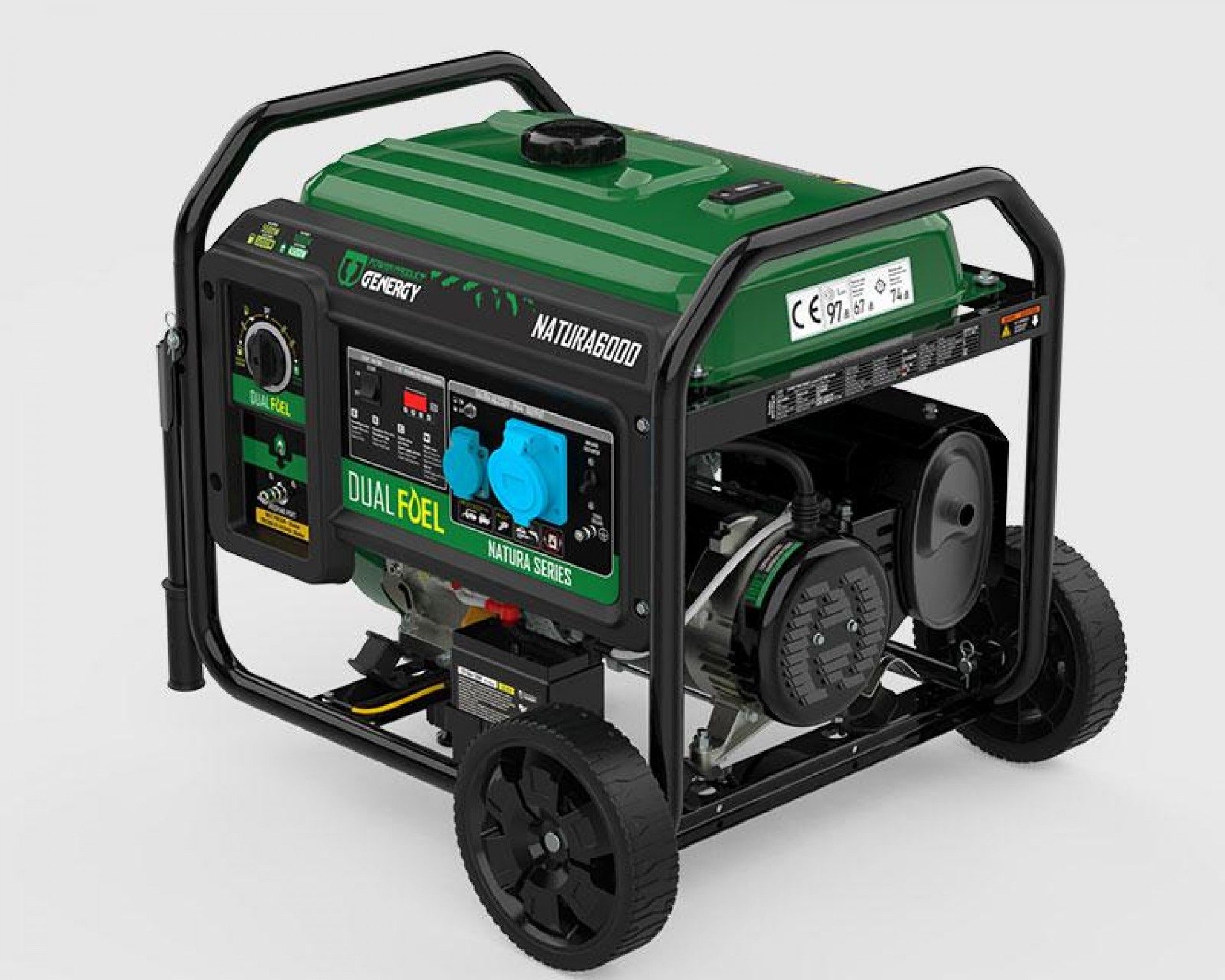 Gerador Gasolina-Propano NATURA 6000 5500W refª 15030 GENERGY