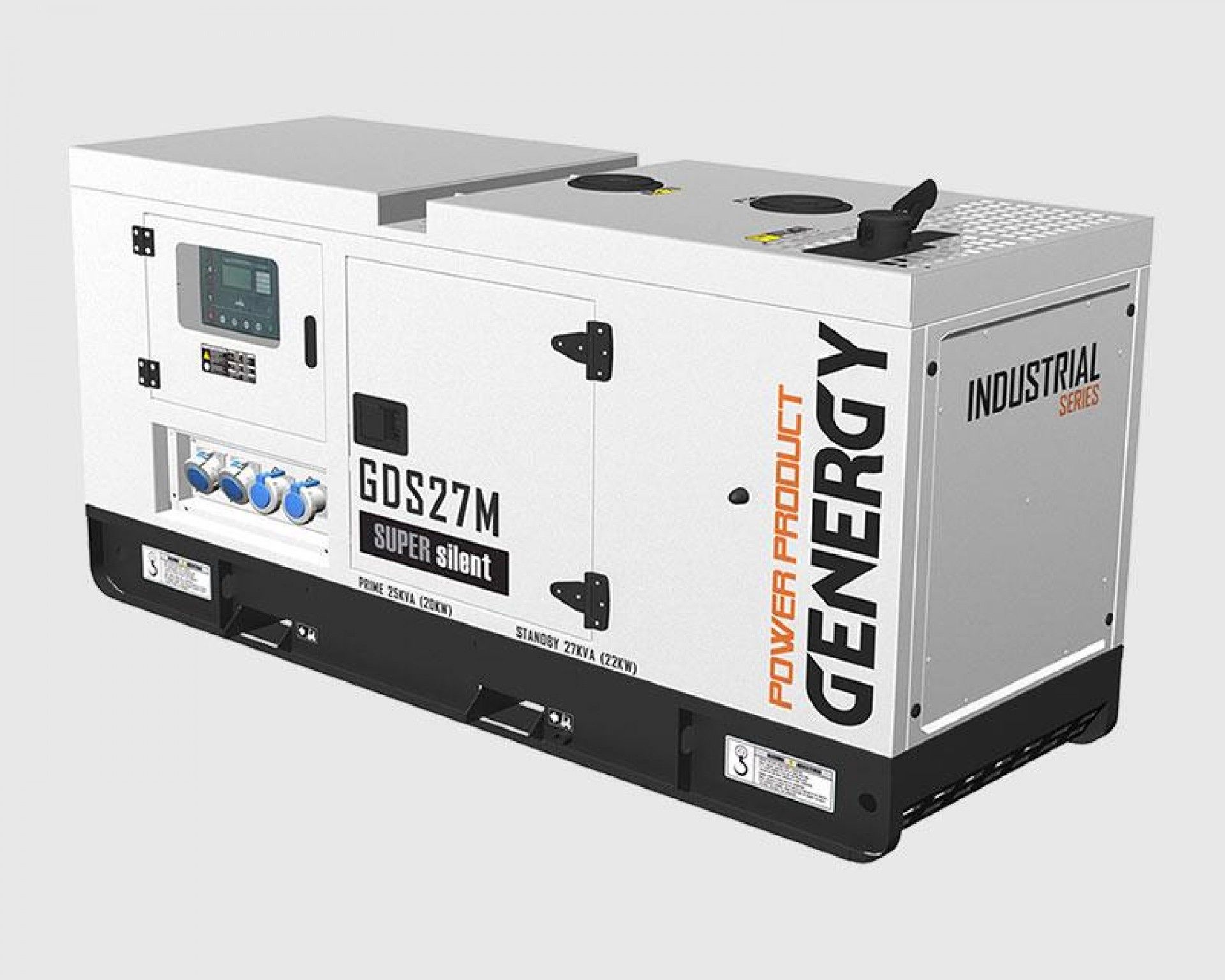 Gerador diesel 1500rpm 27Kva GDS27M refª 20025 GENERGY