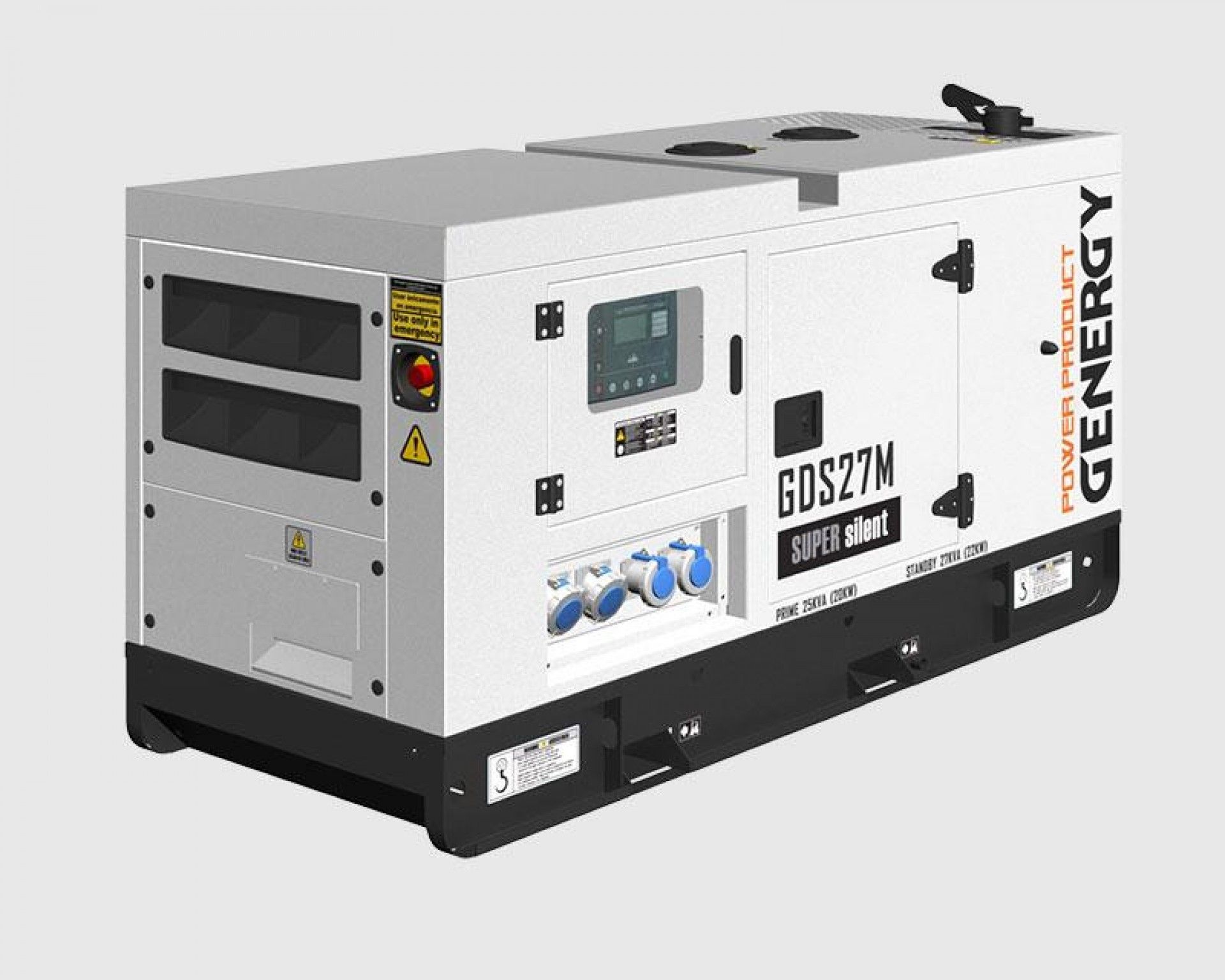 Gerador diesel 1500rpm 27Kva GDS27M refª 20025 GENERGY