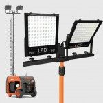 Torre iluminao led 2x100w 24000Lm p/gerador ref 12605 GENERGY