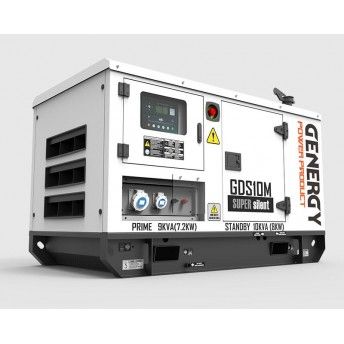 Gerador diesel 1500rpm 10Kva GDS10M ref 20005 GENERGY