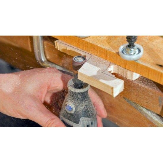 lixar Cinta de lixa e mandril, de 13 mm, gro 60 (407) ref 2615040732 DREMEL