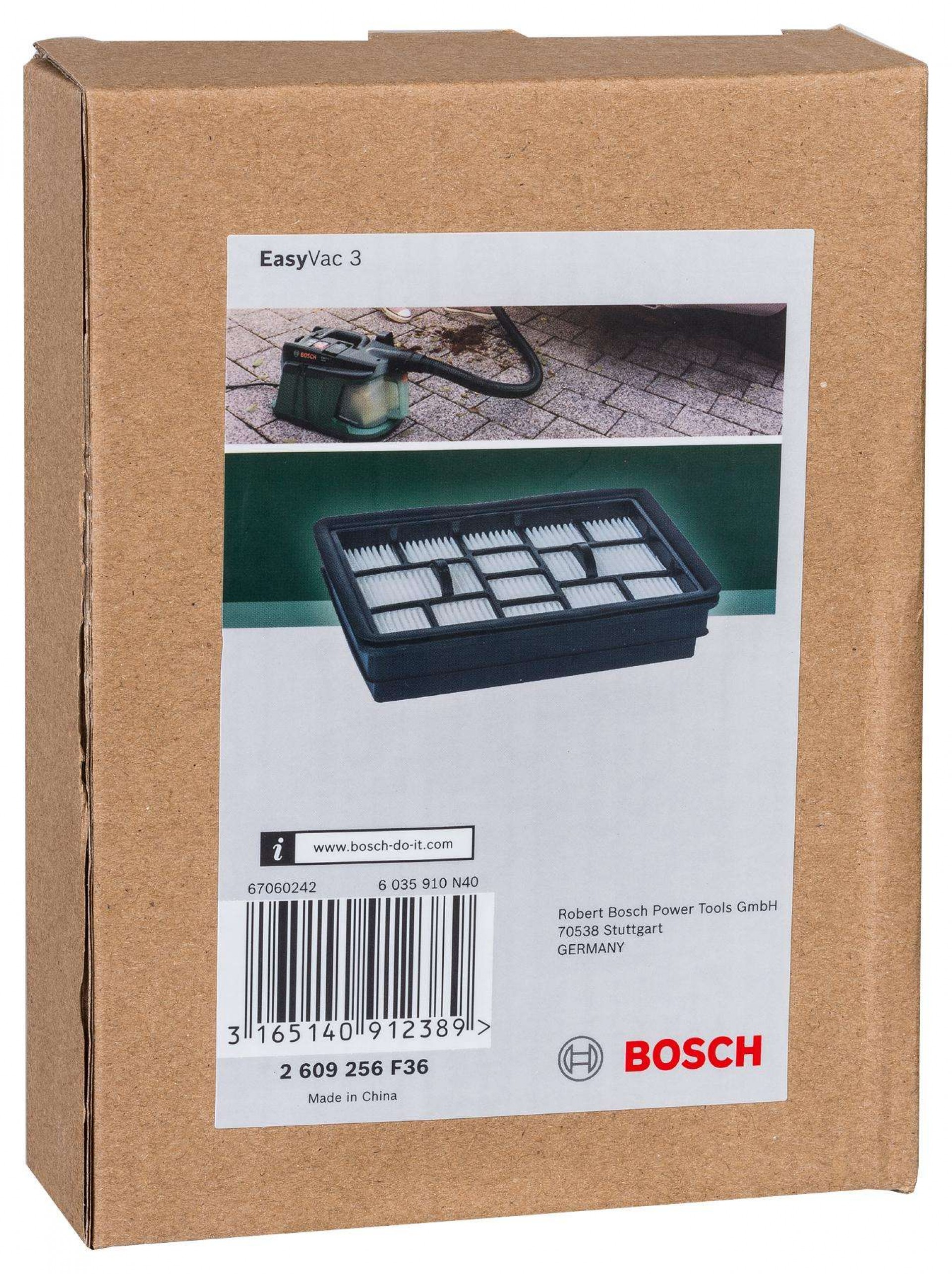 Filtro plano com pregas refª 2609256F36 BOSCH