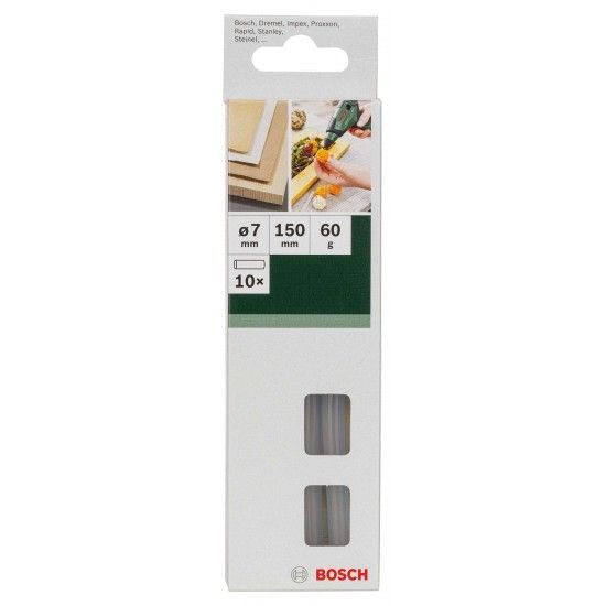Conjunto de 10 bast�es de cola Cristal ref� 2609256A04 BOSCH