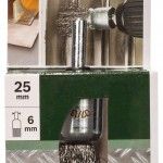 Catrabucha para berbequins ? arame ondulado, 25mm ref� 2609256538 BOSCH