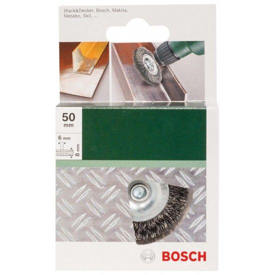 Catrabucha para berbequins - arame ondulado, 50 mm ref� 2609256526 BOSCH