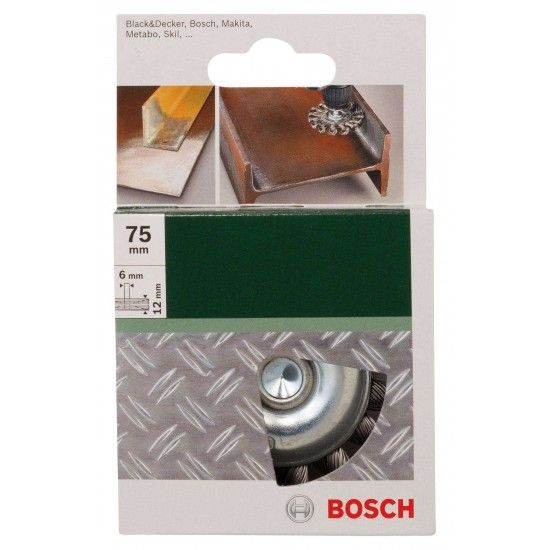 Catrabucha para berbequins arame entran�ado, 75 mm ref� 2609256533 BOSCH