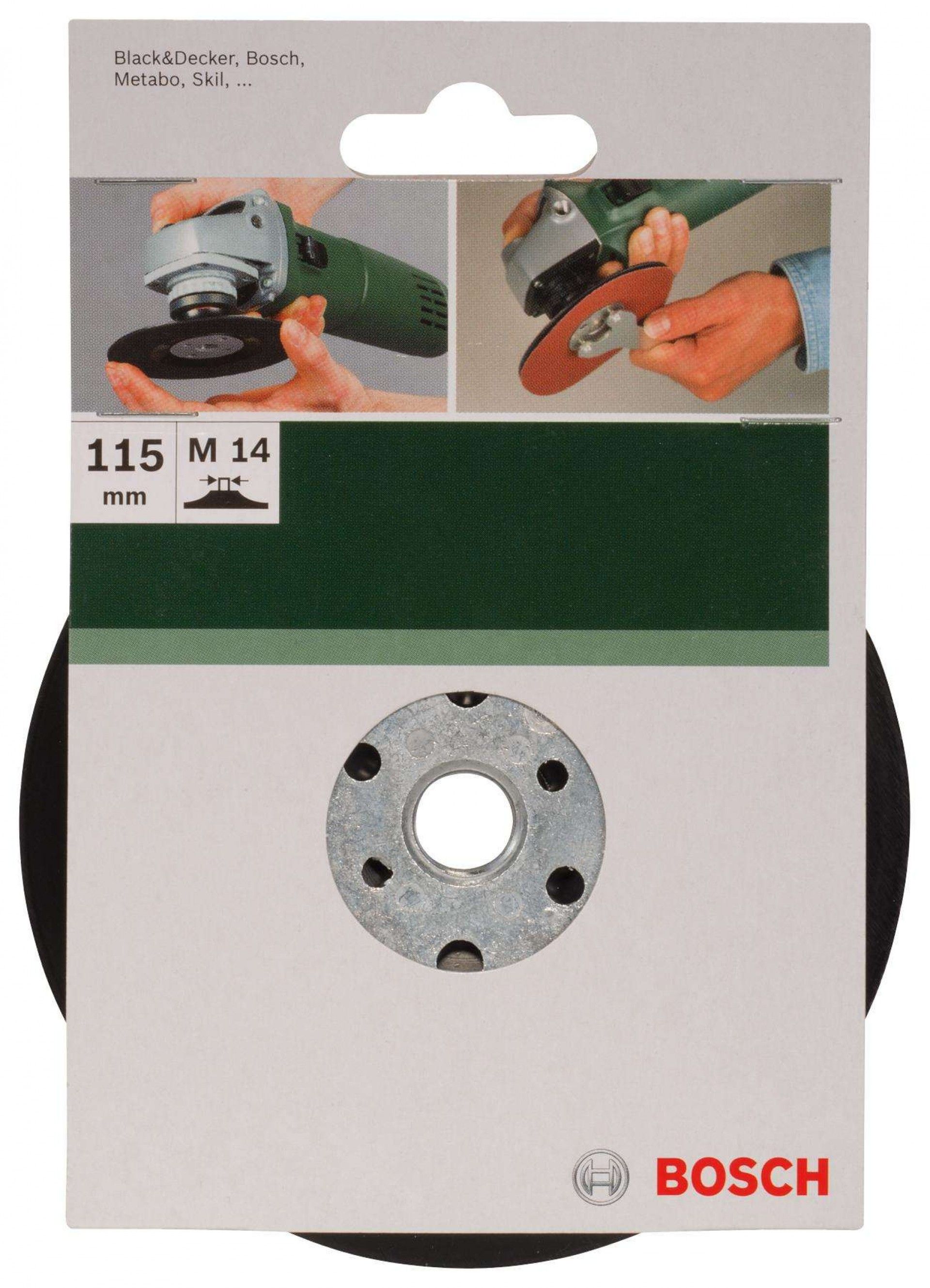 Prato de lixar para rebarbadora, sistema de aperto, 115 mm refª 2609256258 BOSCH