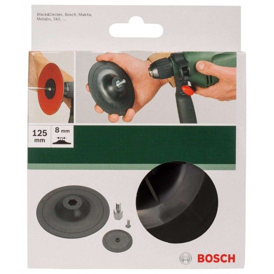 Prato de lixar para berbequins, 125 mm, sistema de aperto ref� 2609256281 BOSCH