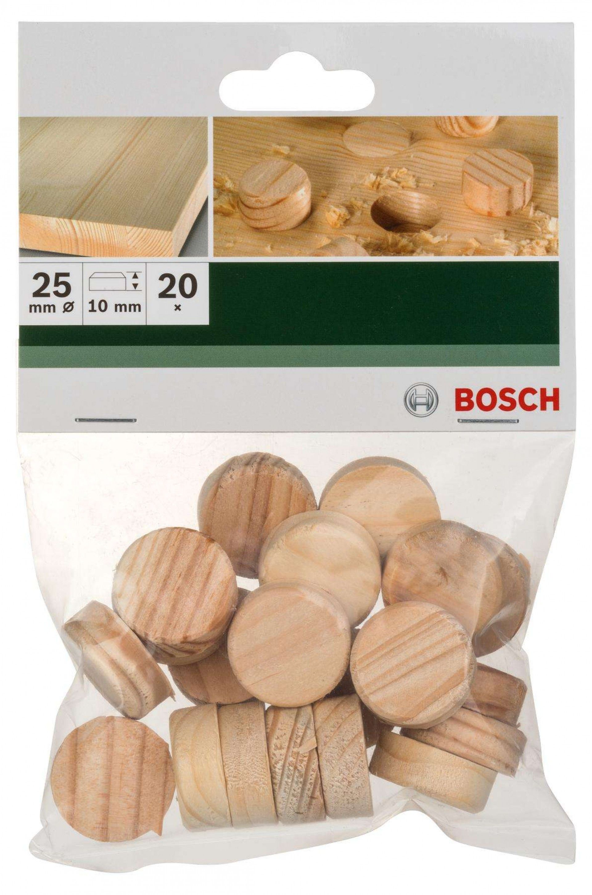 Pino Pino de madeiraDiâmetro = 25 mm refª 2609255322 BOSCH