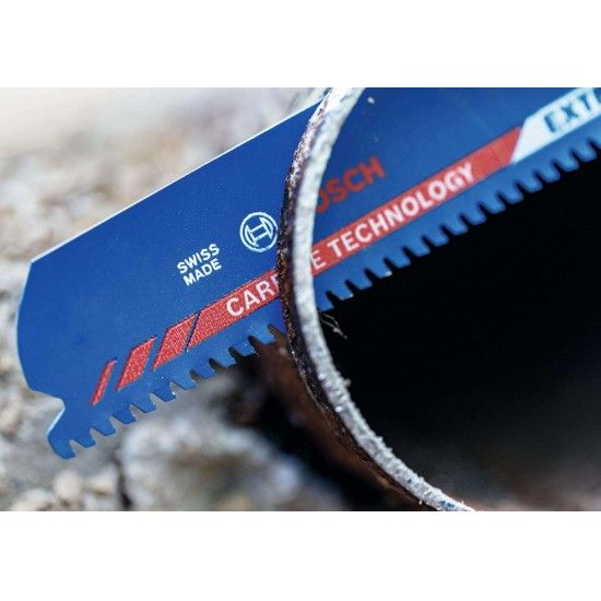 Lâmina de serra sabre S1155CHC EXPERT Thick Tough Metal, 3 un. refª 2608900369 BOSCH Lâmina de serra sabre S1155CHC EXPERT Thick Tough Metal, 3 un. refª 2608900369 BOSCH