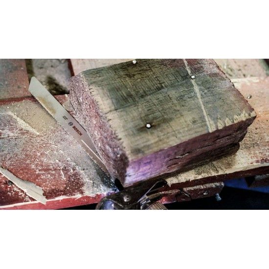 Lâmina PRO Pallet Repair S725VFR, 1,25 x 19 x 190 mm, 100 peças refª 2608658034 BOSCH Lâmina PRO Pallet Repair S725VFR, 1,25 x 19 x 190 mm, 100 peças refª 2608658034 BOSCH