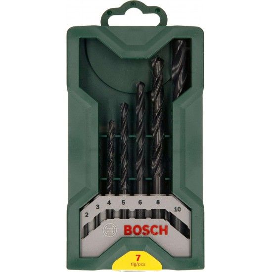 Kit brocas para metal Mini X-Line 7pç refª 2607019673 Bosch Kit brocas para metal Mini X-Line 7pç refª 2607019673 Bosch