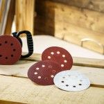 Discos p/lixadora �125mm G80/120/240 25p� ref� 2607019500 BOSCH