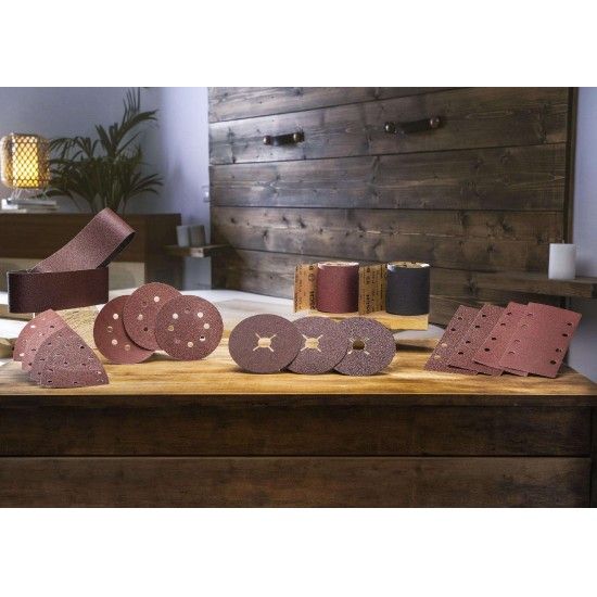 Discos p/lixadora �125mm G80/120/240 25p� ref� 2607019500 BOSCH