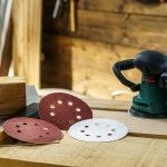 Discos p/lixadora �125mm G80/120/240 25p� ref� 2607019500 BOSCH