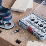 Fresa  Bit Trim and Edging Set, Shank 8 mm, 6 pcs ref� 2607017469 BOSCH