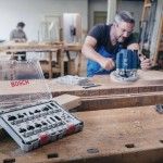 Fresa Bit Mixed Set, Shank 6 mm, 15 pcs refª 2607017471 BOSCH Fresa Bit Mixed Set, Shank 6 mm, 15 pcs refª 2607017471 BOSCH