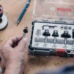 Fresa Bit Trim and Edging Set, Shank 6 mm, 6 pcs refª 2607017468 BOSCH Fresa Bit Trim and Edging Set, Shank 6 mm, 6 pcs refª 2607017468 BOSCH