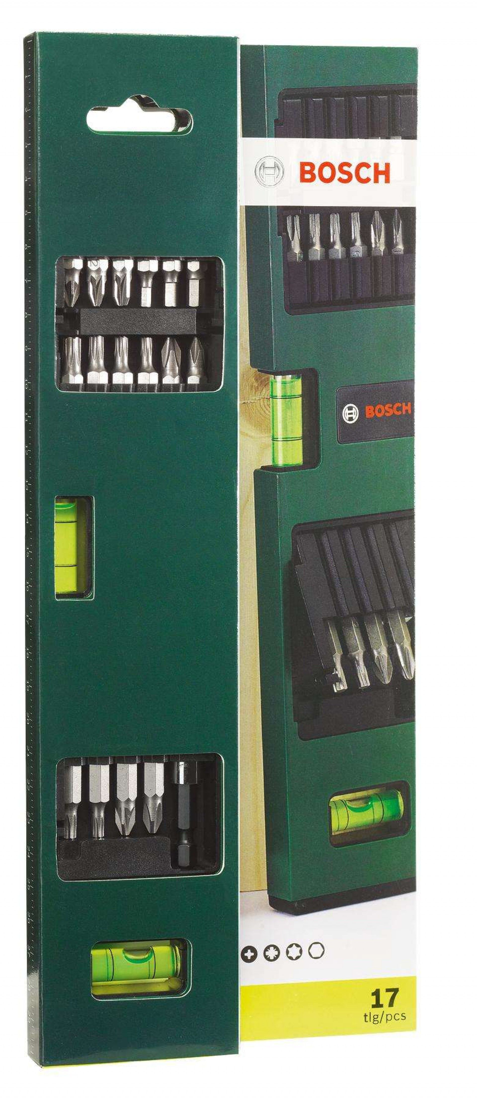 Nivel e conjunto Bits ¼, 17pç refª 2607017070 Bosch