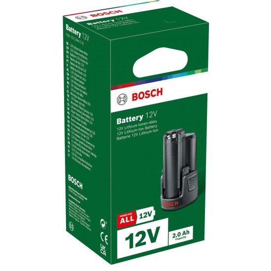 Pack de acumuladores Acumulador PBA 12V 2.0 Ah O-B refª 1600A02N79 BOSCH Pack de acumuladores Acumulador PBA 12V 2.0 Ah O-B refª 1600A02N79 BOSCH
