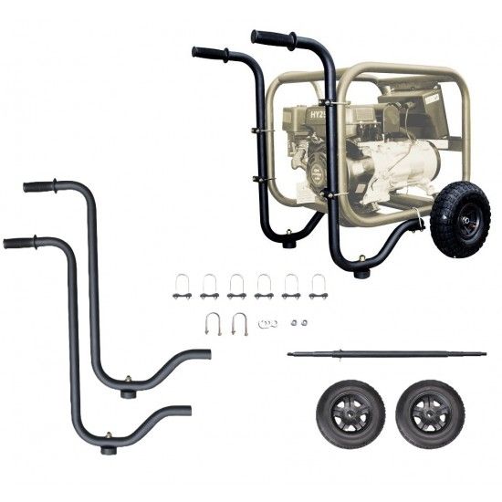Kit rodas e pegas p/geradores e motobombas  ref HY-ACKITRUEDAS HYUNDAI