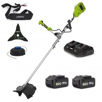 Roadora 2x20V Brushless + 2 baterias 5.0Ah + carregador ref VIBCRSBSFL40+2B5CD Vito