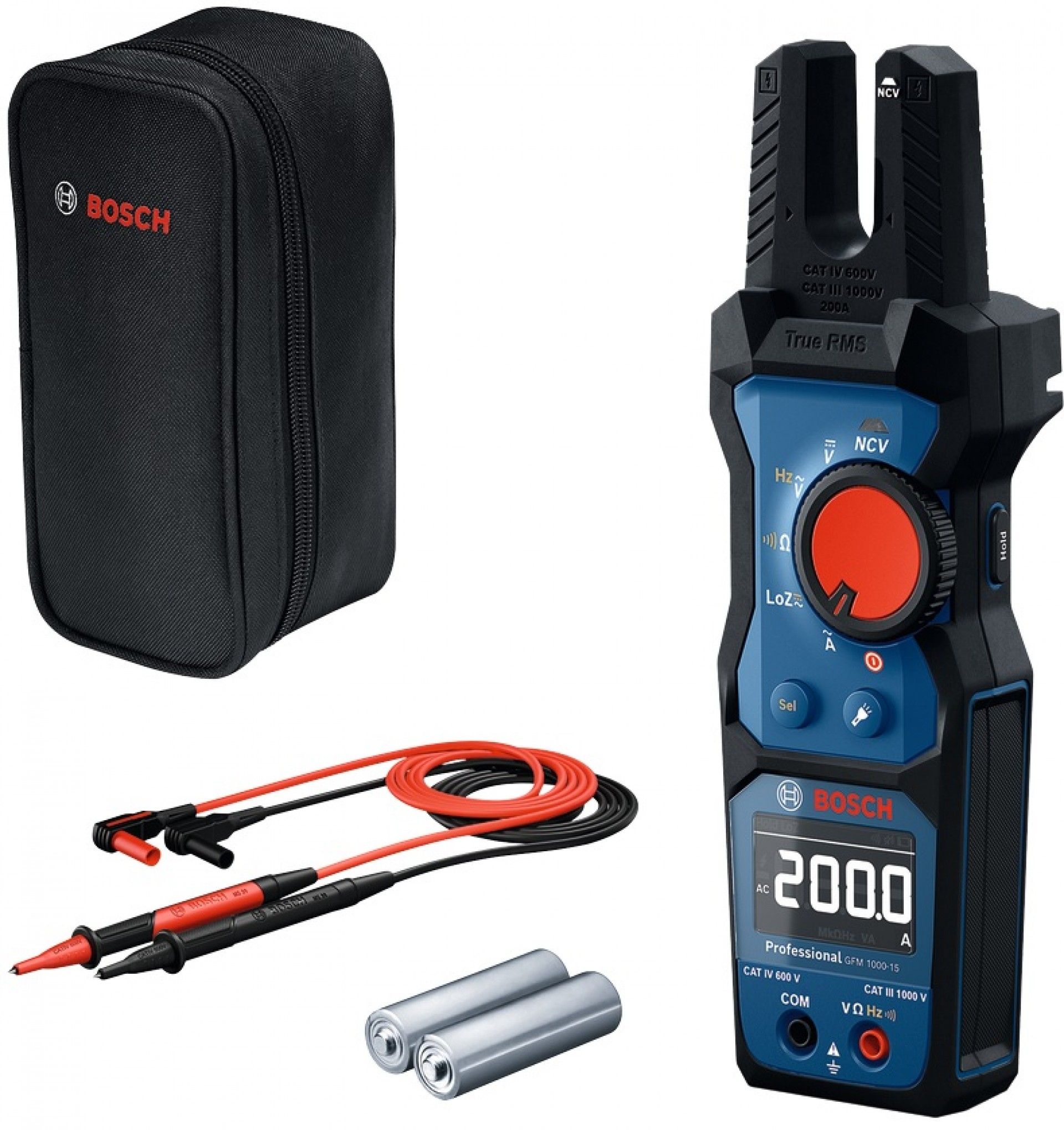 Pinça amperimétrica GFM 1000-15 refª 0601077400 Bosch