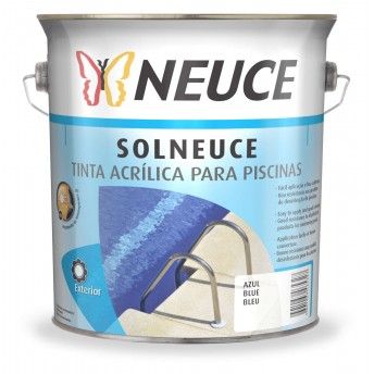 Tinta p/ Piscinas Solneuce azul 4L NEUCE