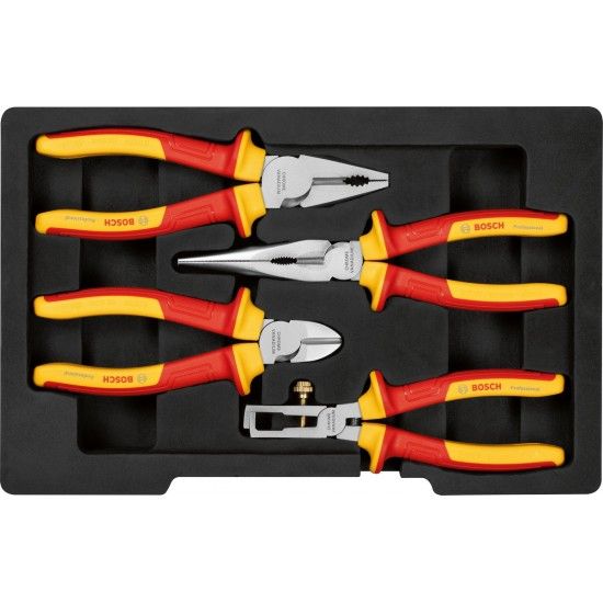 Kit Alicates VDE 4pç  refª 1600A02NG1 Bosch Kit Alicates VDE 4pç  refª 1600A02NG1 Bosch