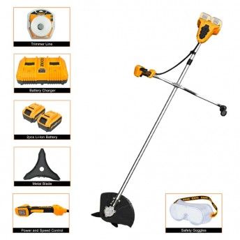 Roadora 40v brushless 2baterias 4.0Ah e carregador ref CSTLI202522 IngCo