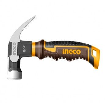 Mini martelo carpinteiro ao carbono forjado 220gr c/fibra ref HCH81008D IngCo