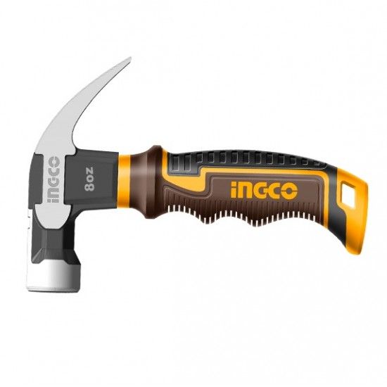Mini martelo carpinteiro ao carbono forjado 220gr c/fibra ref HCH81008D IngCo