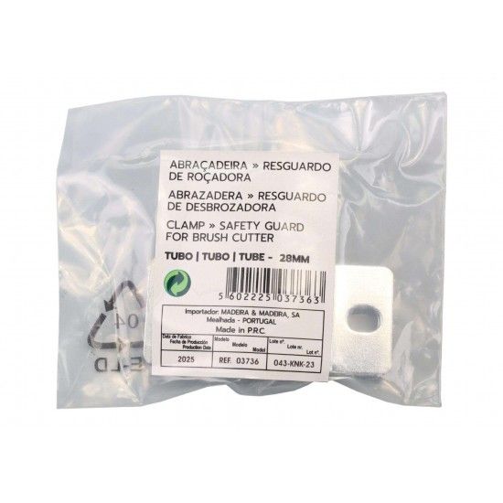 Abraçadeira, para Resguardo de Roçadora, Ø28mm  ref. 03736 MADER Abraçadeira, para Resguardo de Roçadora, Ø28mm  ref. 03736 MADER