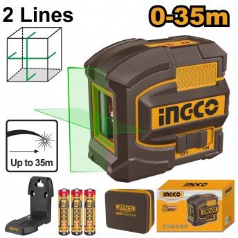 Nivel laser 2 linhas verde ref HLL156601 IngCo