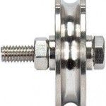 ROLDANA INOX 40MM C\ROLAM + PARAF + PORCA ROLDANA INOX 40MM C\ROLAM + PARAF + PORCA