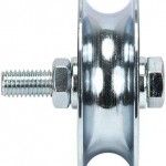 Roda "U" com parafuso 2 rolamentos galvanizada U2P 120x30mm (M14 70mm) refª 206.0063 MACFER Roda "U" com parafuso 2 rolamentos galvanizada U2P 120x30mm (M14 70mm) refª 206.0063 MACFER