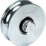 Roda "U" com parafuso 2 rolamentos galvanizada U2P 100x25mm (M14 70mm) refª 206.0062 MACFER Roda "U" com parafuso 2 rolamentos galvanizada U2P 100x25mm (M14 70mm) refª 206.0062 MACFER