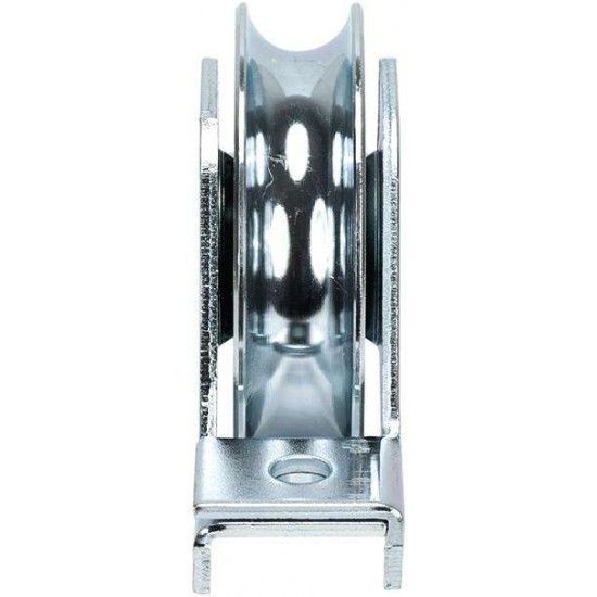 Roda "U" para aparafusar 1 rolamento galvanizada U1A 120x20mm refª 206.0037 MACFER Roda "U" para aparafusar 1 rolamento galvanizada U1A 120x20mm refª 206.0037 MACFER