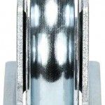 Roda "U" para soldar 1 rolamento galvanizada U1S 120x20mm ref 206.0023 MACFER