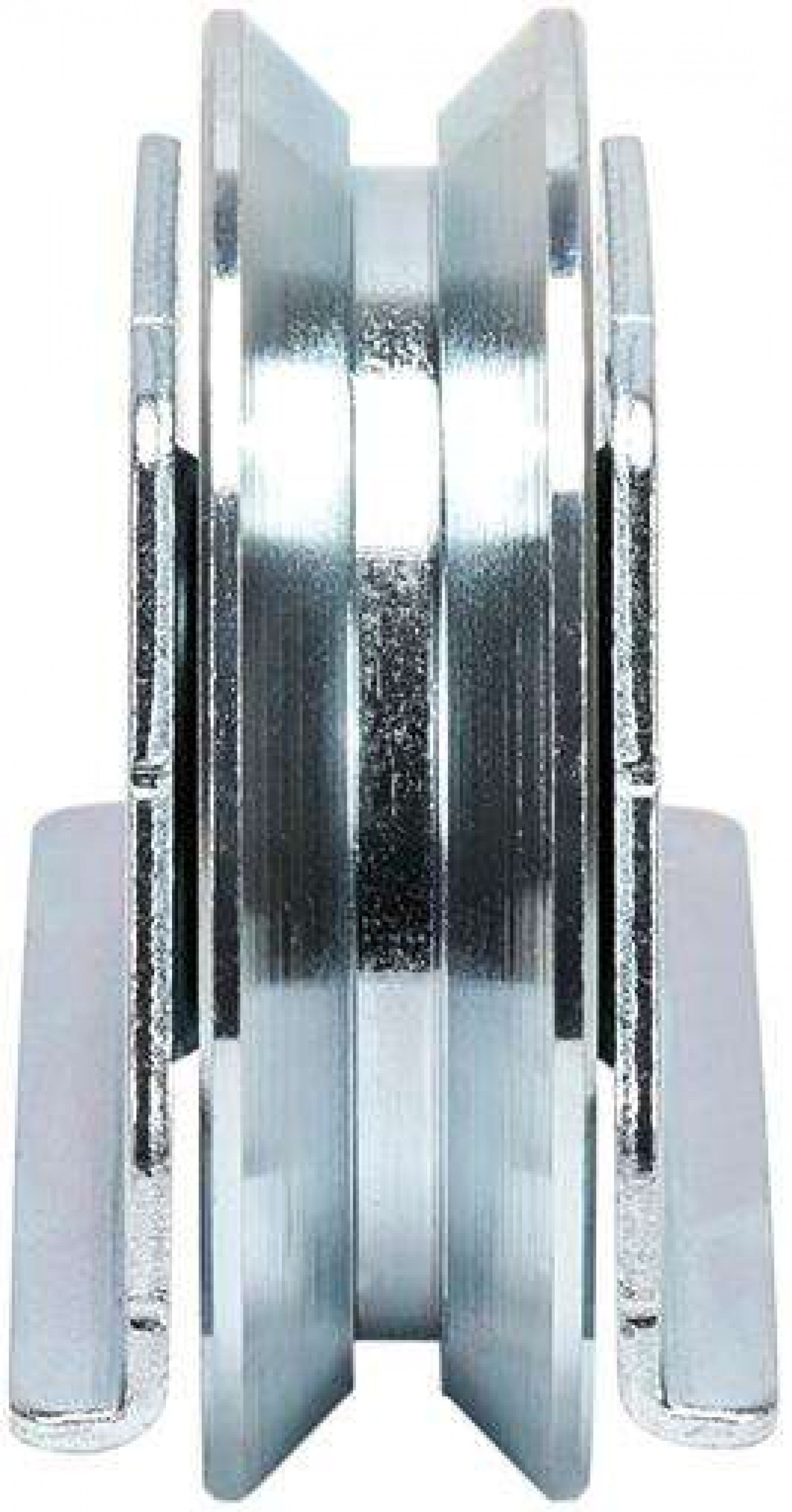 Roda "Y" para soldar 1 rolamento galvanizada Y1S 80x20mm refª 206.0028 MACFER