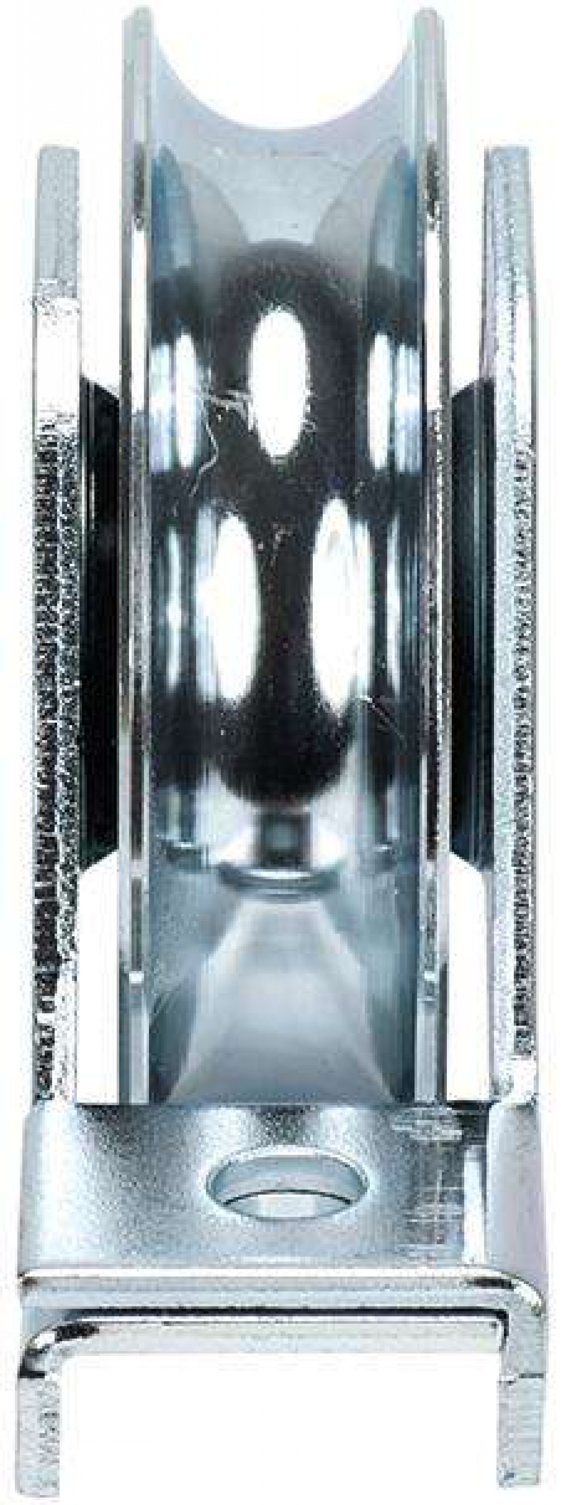 Roda "U" para aparafusar 1 rolamento galvanizada U1A 60x17mm refª 206.0034 MACFER