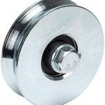 Roda "Y" com parafuso 1 rolamento galvanizada Y1P 100x20mm (M12 60mm) refª 206.0014 MACFER Roda "Y" com parafuso 1 rolamento galvanizada Y1P 100x20mm (M12 60mm) refª 206.0014 MACFER