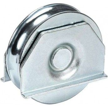 Roda "U" para soldar 1 rolamento galvanizada U1S  60x17mm ref 206.0020 MACFER