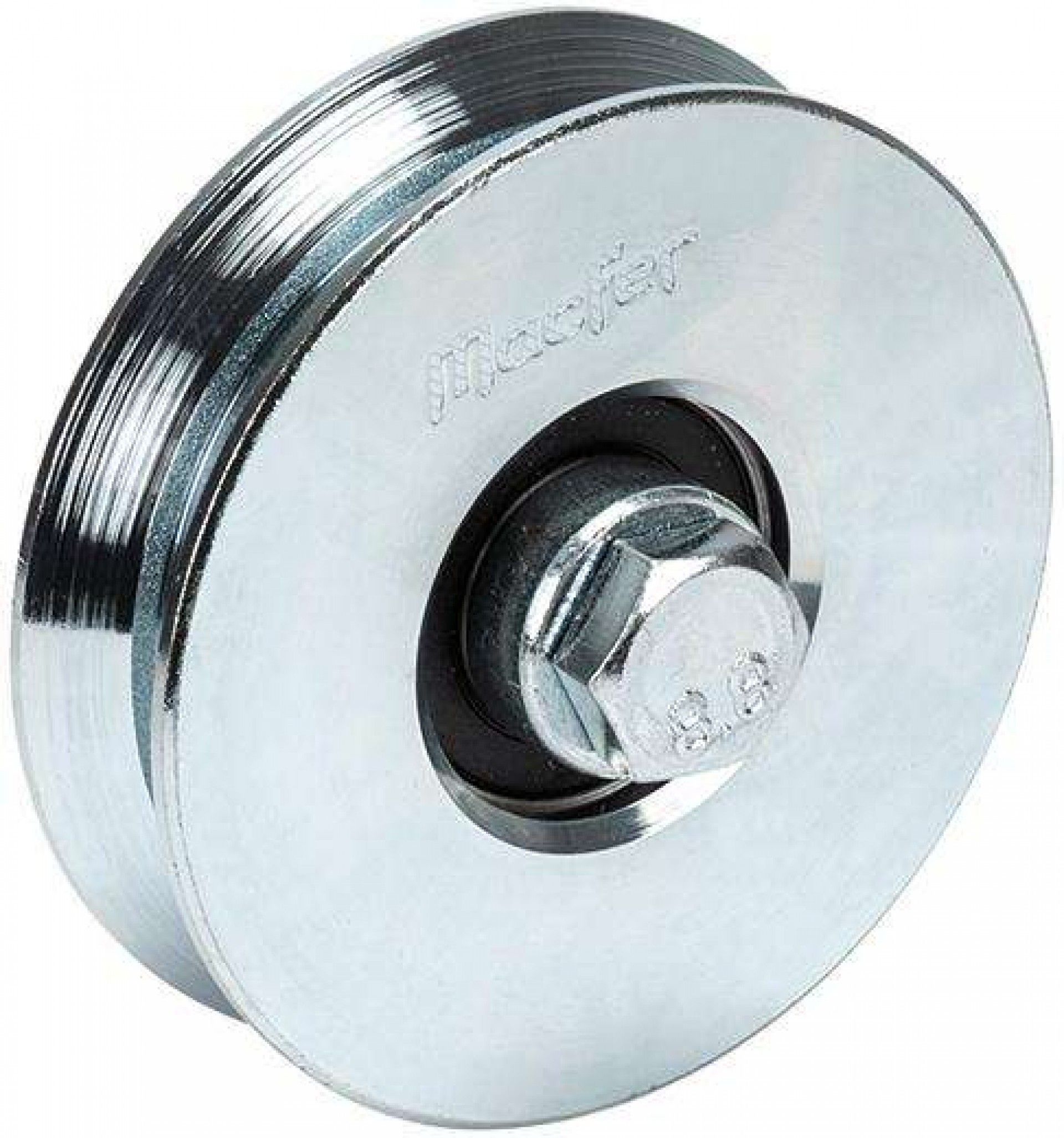 Roda "Y" com parafuso 1 rolamento galvanizada Y1P 80x20mm (M10 55mm) refª 206.0013 MACFER