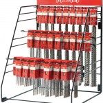 Expositor brocas ponta diamante Plus 4 cortes STR-4-EXP 106pçs refª 204.0801 MACFER Expositor brocas ponta diamante Plus 4 cortes STR-4-EXP 106pçs refª 204.0801 MACFER