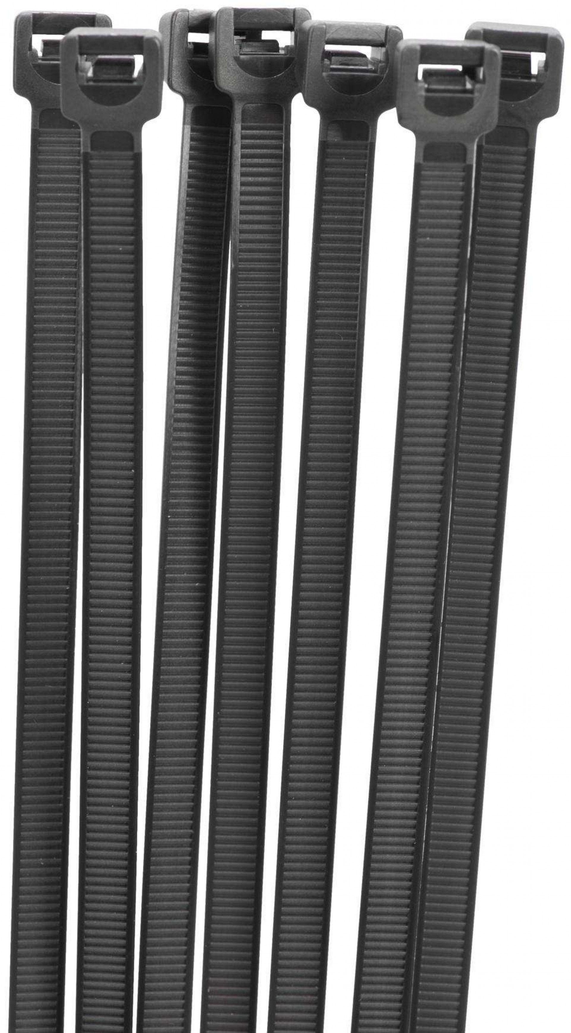 Abraç. serr. nylon MacFer ASN-P 2,5x 200mm preta refª 199.0055 MACFER