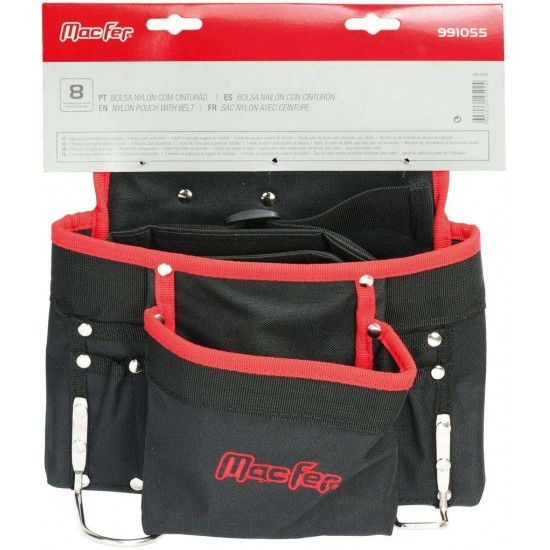 Bolsa nylon c/ cinturo MacFer 991055 8 div. ref 195.0002 MACFER