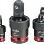 Jogo cardans caixa Cr-Mo impacto 1/4" + 3/8" + 1/2" (3ps) MacFer [193.0027]
